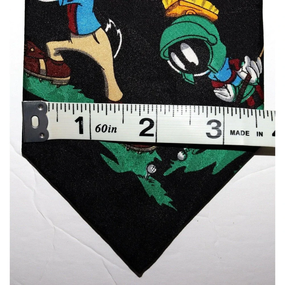 Vintage‎ Looney Tunes Golf Neck Tie 1994 Golfing Characters Tie